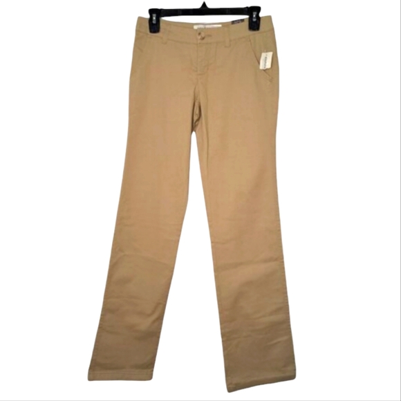 NEW Aeropostale Classic Twill Khaki Pants Size 0 Long - Picture 2 of 7